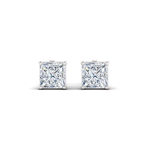 Diamondere-Certified-Princess-Cut-Lab-Created-Diamond-Solitaire-Petite-Stud-Earrings-in-14K-White-Gold-063-Carat-Earrings-for-Women 31JQdNX+8eL