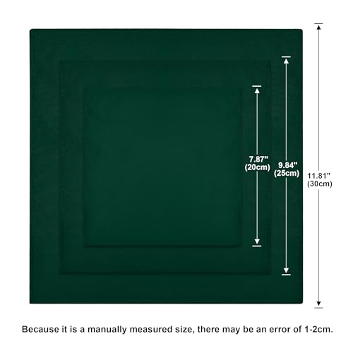 Image of Men's Pocket Square, Solid Color Boys Handkerchiefs for Men Wedding Party