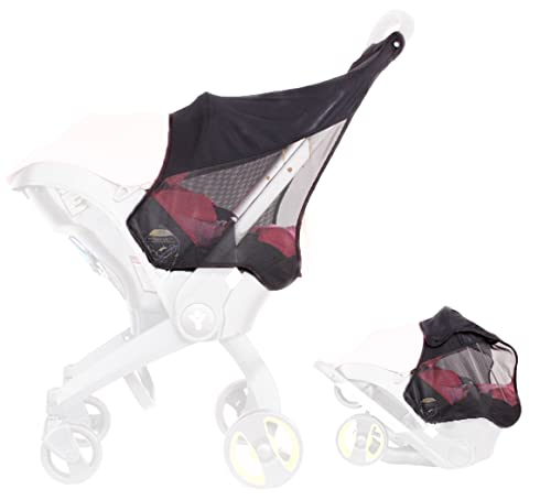 Baby Stroller Sun Shade Net Compatible with Doona, Sun Cover Protection fit Doona, Car Seat & Stroller Sunshade Awning Canopy Umbrella ProtectionShield with Great UV Protection Performance fit Doona