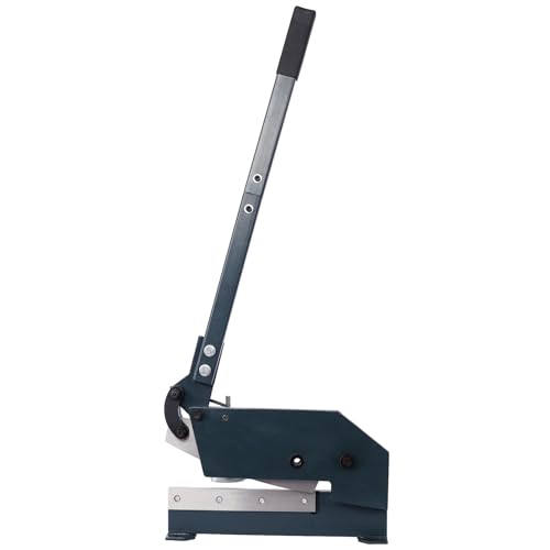 Hand Plate Shear, Manual Metal Cutter Cutting Thickness1/4 Inch Max, Metal Steel Frame Snip Machine Benchtop 1/2 Inch Rod, for Shear Carbon Steel Plates and Bars^p (12 Inch)