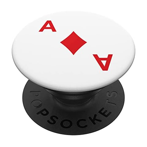 Ace of Diamonds Blackjack Poker 21 Playing Card PopSockets Swappable PopGrip Cover