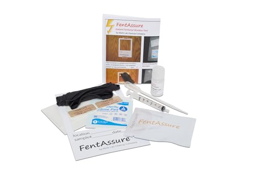 FentAssure0.1 Fentanyl Residue Detection Test Kit for Homes | 0.1 µg/100cm2 Standard (Pack of 1
