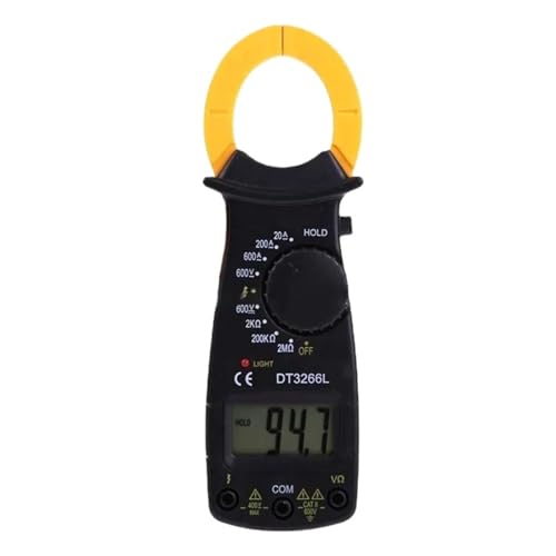 Medidor Amperímetro de Pinza Digital Multímetro Pinzas Voltímetro Amperímetro AC DC Ohm Tester de Corriente y Voltaje DT-3266L miniatura 1