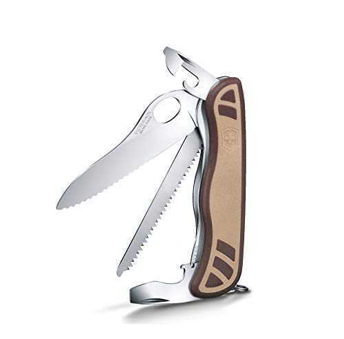 Victorinox Swiss Army Knife - Trailmaster - 12 Functions, Multitool , Brown - 111 mm