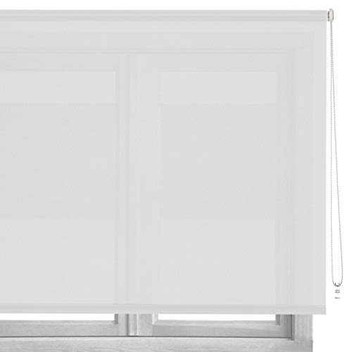 Store loving colours polyester blanc 80x180cm pour fenêtre - 2