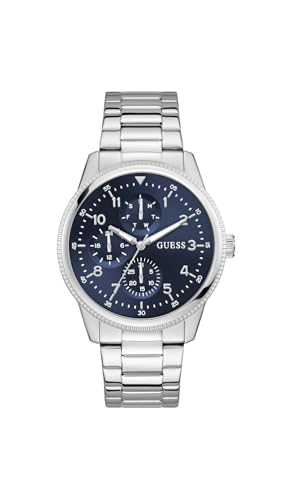 Montre GUESS homme argentée 44 mm pour parfaire votre look business et soirée