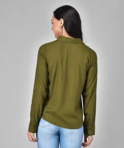 Image of FUNDAY FASHION Women's Rayon Blend Regular Fit Long Sleeve All Purpose Shirt