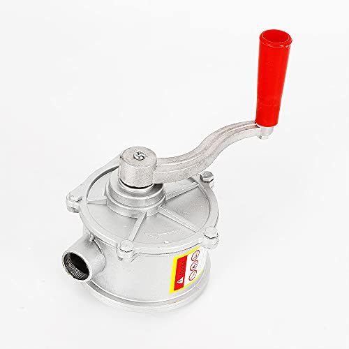 Aluminum Alloy Rotary Barrel Pump - 10 Gpm Manual Hand Pump For Oils, Fuels, Gasoline, Kerosene, And Water Transfer - Compatible With 55 Gallon Drums, Barrels, And Small Tanks #TOP5