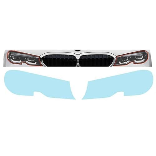 Autoscheinwerfer Schutzfolie für BMW 3 Series Base 2019-2022,Autoscheinwerfer-Schutzfolie Anti-Kratz-Folie TPU-Aufkleber Zubehör