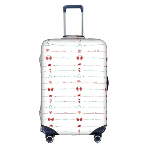 Travel Luggage Cover Christmas Hat Christmas Snowman Christmas Tree Scraf Gifts Fashion Washable Baggage Suitcase Protector Fit For Luggage Small
