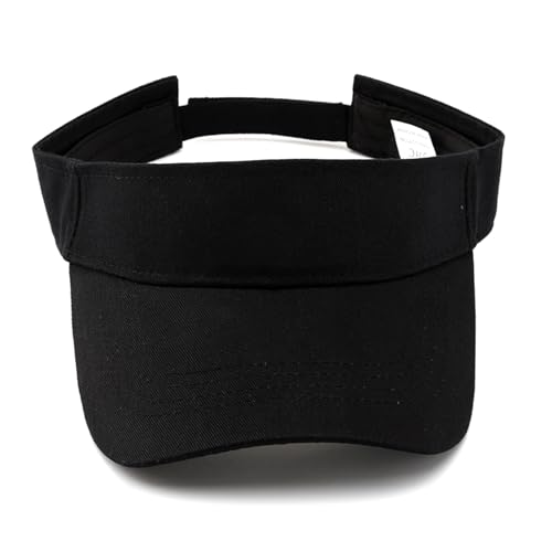 VitalBloom ランニングキャップ サンバイザー ブラック