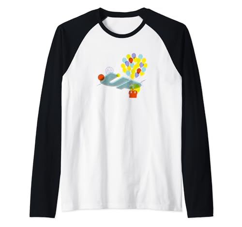 T-shirt Raglan Là-haut Disney Pixar Idéal pour vos Sorties Casual