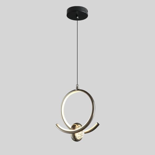 Suspension anneau LED pour sublimer l'îlot de cuisine et la table