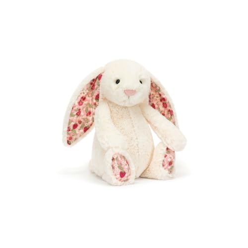 Jellycat Blossom Cream Bunny, Berry, Medium