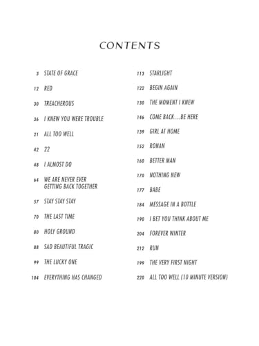 Taylor Swift: Red (Taylors Version) Songbook | Piano/Vocal/Guitar Sheet Music Book for All Skill Levels | Includes 30 Hit Songs from the Remake Album |Perfect Gift for Fans,Students and Music Teacher