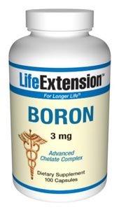 Life extension boron 3 mg 100 vegetarian capsules