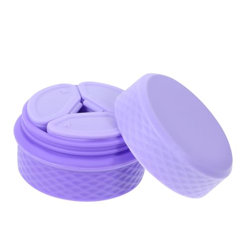 CALLARON 1Juego Silicona De Viaje Para Crema De Botella De Almacenamiento Para Cosméticos y Cuidado Personal Compacto y Portátil