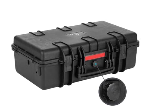 Image of Monoprice Weatherproof Hard Case - 22 x 14 x 8 Inches, With Customizable Foam, Shockproof, IP67, Ultraviolet And Impact Resistant Material, Black - Pure Outdoor Collection