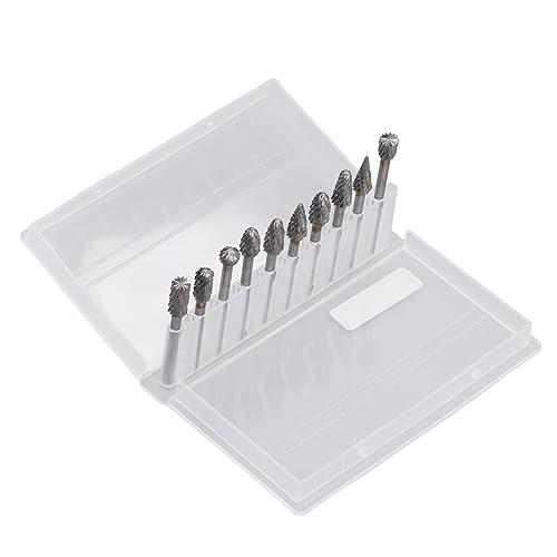 10 piezas de fresas de carburo para amoladora miniatura 4