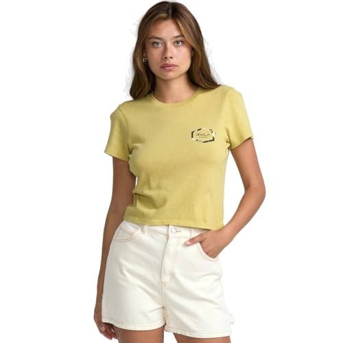 T-shirt Hawaii Hex 411 RVCA femme au motif géométrique unique