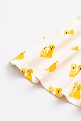 Image of monica + andy Short Sleeve Let's Dance Dress, Organic Cotton Playwear Clothes for Girls, Kids, Toddler & Infant Sizes