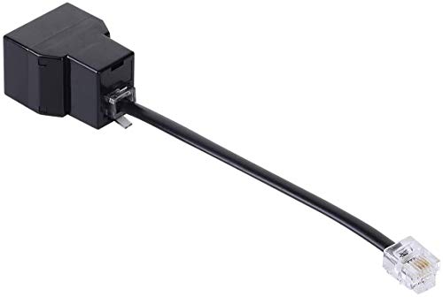 Câble extension téléphone Bifurcon RJ11 6P4C noir durable - 7