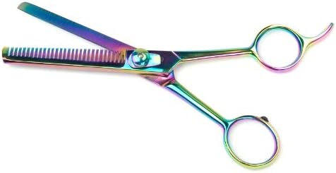 Michel Tisserand's Plasma Coated Diamond Grooming Shears for Pets, 7" Thinning -46 Teeth