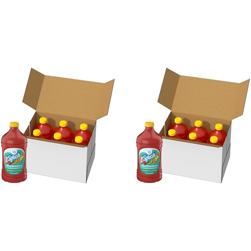 Image of V8 Splash Island Strawberry Flavored Juice Beverage, 64 fl oz Bottle (12 Pack)