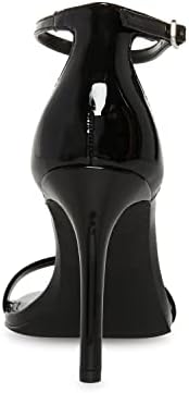 Madden Girl Women's Brazen Heeled Sandal, Black Patent, 8.5 | Image 2