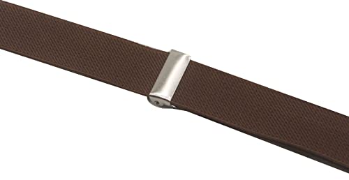 Doloise Suspenders & Bowtie Set-Men's And Women's Elastic X Band Suspenders + Bowtie For Wedding,Formal Events (Coffe) #TOP6