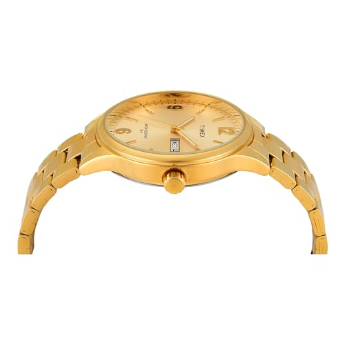 TIMEX Analog Watch for Men with Round Dial & Water Resistant Man's Wrist Watches