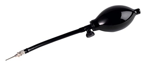 Tandem Sport Pocket Football Helmet Pump - Helmet Pump with Hose & Air Release Valve - Compact Air Pump for Football Helmets - Easy One Hand Operation - Black
