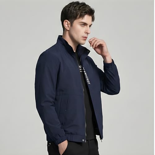 Image of MIA FASHION Men's Stylish Winter Jacket, Full Sleeve, Regular Fit | Stand Collar, Windcheater & Zipper Closure jacket