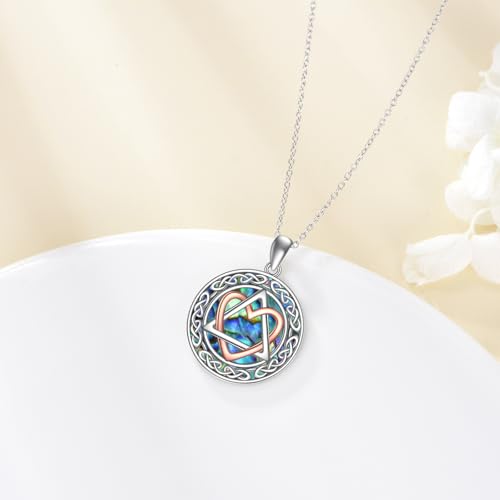 Adoption Necklace Sterling Silver Adoption Day Celtic Knot Adoption Symbol Necklace Adoptive Jewelry Foster Parent for Women Stepmom3