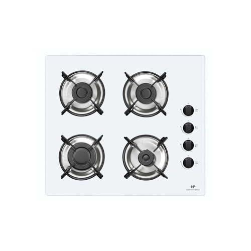 Table 4 foyers CONTINENTAL EDISON - Gaz verre blanc