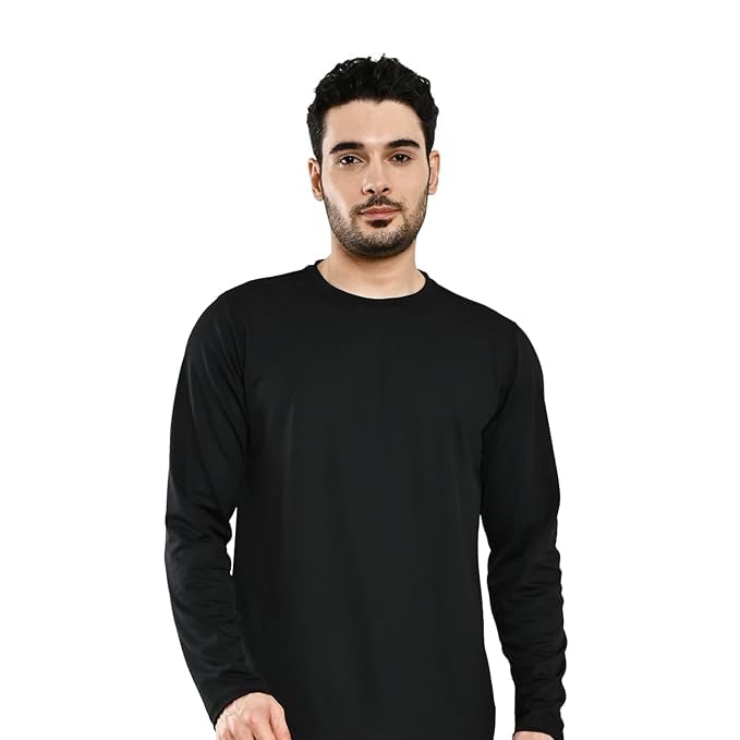 Men Light-Weight UnderScrub Top | Crew Neck Top | 4.5x More Breathable | 2x Faster Heat Dissipation | 100+ Wash Antimicrobial Fabric | European CE Class 1 | For HealthCare Professionals-image-19