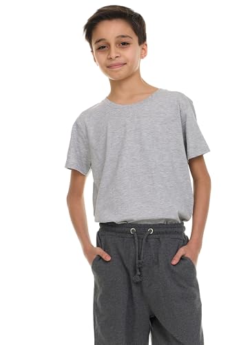 Boys’ 3-Pack French Terry Cotton Shorts – Soft Pull-On Activewear Shorts with Drawstring Waist & Pockets2