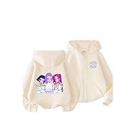 [GIOLOKZX] ハントレス・ガールズ コスプレ 3D パーカー ミラ スウエット フード付き ルミ トップス ゾーイ コート 長袖 春秋服 日常服 ハロウィン クリスマス イベンド 変装 仮装 学生 プレゼント 160CM