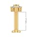 0.04 Carat 7-Stones Cluster Natural Diamond Nose Pin Screw Back Nose Stud 14K Yellow Gold Jewelry Gift for Women