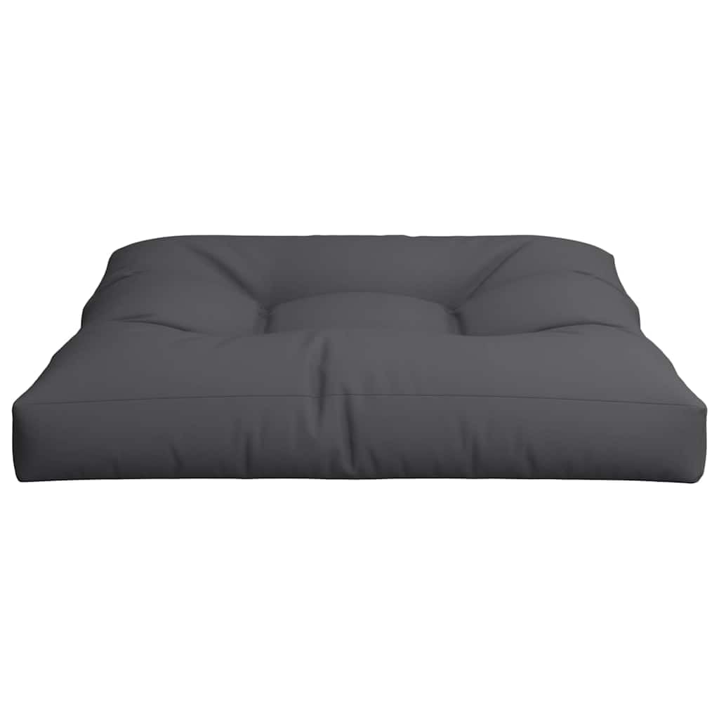 Cojín de paleta genérico negro 70 x 70 x 12 cm poliéster | Relleno de fibra hueca, confort ultra suave, uso interior y exterior, fácil de limpiar