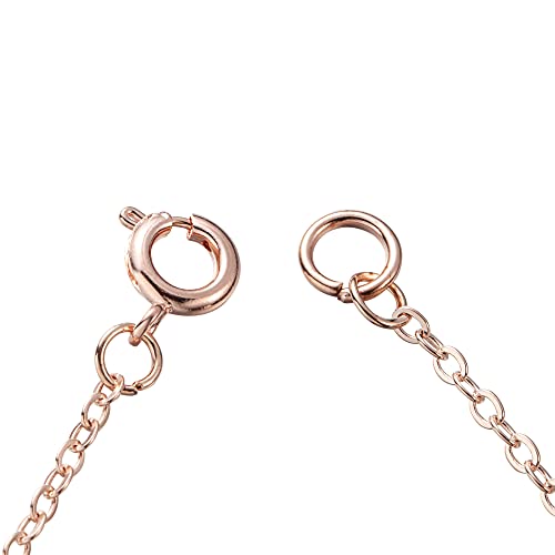 Image of Softones 12-18Pcs Ankle Bracelets Extenders-Extension for Womens Jewelry(1 2 3 Inch),with Lobster Clasp and O-Clasp from Gold Silver Rose Gold