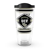 Tervis UCF Knights - First String Made in USA Double Walled Insulated Tumbler Travel Cup Keeps Drinks Cold & Hot, 24oz, Classic
