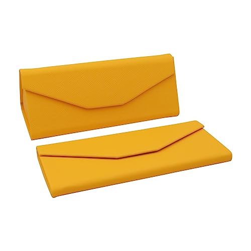 Image of Real Sic Glasses Case for Men and Women - Magnetic Folding Hard Shell Sunglass Holder - Inspired by Solid Color