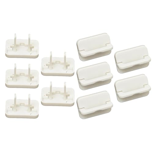 Cubiertas de cajas de enchufes: 1,18 x 1,18 pulgadas, protectores de enchufes, duraderas | Cubiertas de enchufe de alta calidad, protectores de golpes para la seguridad de los niños en el hogar y la
