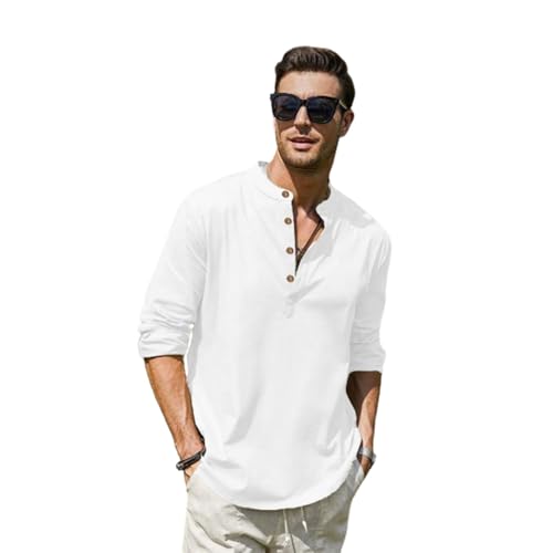Image of Vida Loca Men Full Sleeve Solid Cotton Blend Straight Slim Fit Kurta Shirt for Men's.