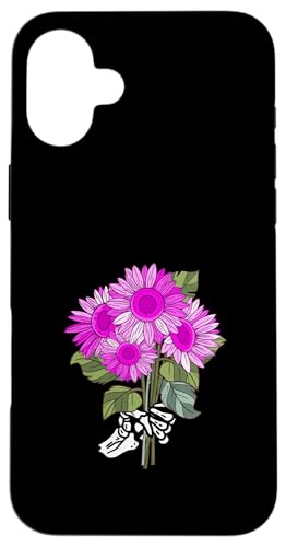 Pink Sunflowers My Last, My All Pink グラフィック スマホケース iPhone 16 Plus 用