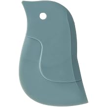Pan Scraper Silicone Scraper, Penguin Shape Kitchen Tool Oil Plate Multifunction Scraper Bowl Scraper for Kitchen Pans, Bowls Baking Washing, Green