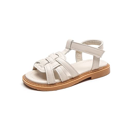 Image of Komfyea Girl Summer Cute Wrap Toe Toddler Soft Flower Flat Beach Sandal Shoes