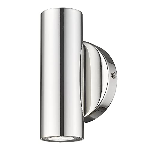 Cargifak CKWL4830-2W-PC 2-Light Wall Sconce, Indoor Up And Down Wall Lamp, Polished Chrome Wall Light cover
