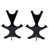 Naroote Schwert-Ausstellungsständer, Einfach zu Installierender Lichtschwert-Ausstellungsständer für Einzelhandels- und Handwerksausstellungen (BLACK)